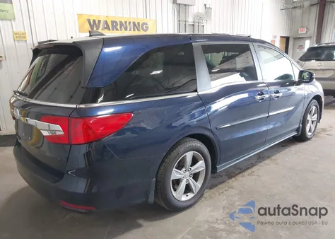 2018 Honda Odyssey Ex-L from USA, damaged, VIN 5FNRL6H77JB073386